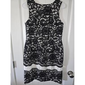 The Limited Lace Overlay Sheath Dress Size 8